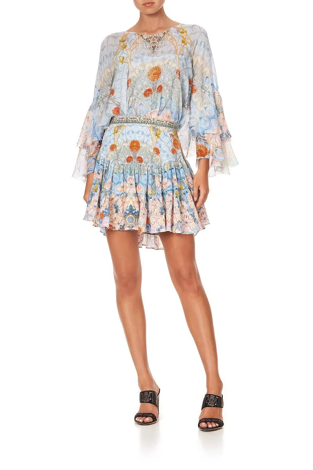 GATHERED PANEL MINI SKIRT MORRIS MUSE sold by Camilla