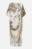 V NECK GATHERED SHOULDER DRAPED KAFTAN GODDESS ENERGY sold by Camilla