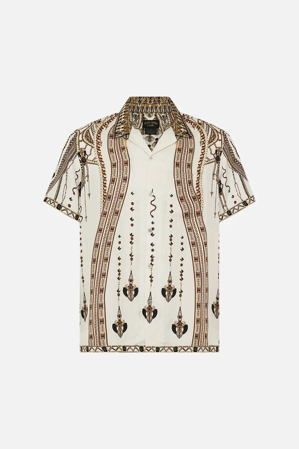 SHORT SLEEVE CAMP COLLARED SHIRT GODDESS ENERGY sold by Camilla product image thumbnail 3