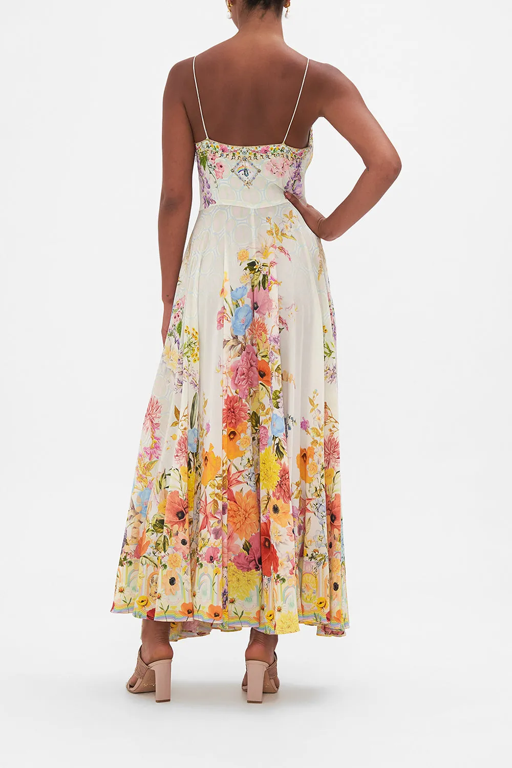 LONG DRESS WITH TIE FRONT SUNLIGHT SYMPHONY sold by Camilla product image thumbnail 2