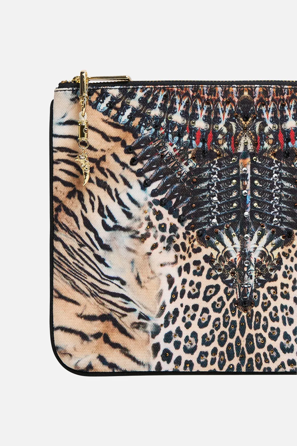 SMALL CANVAS CLUTCH JAGUAR sold by Camilla product image thumbnail 2