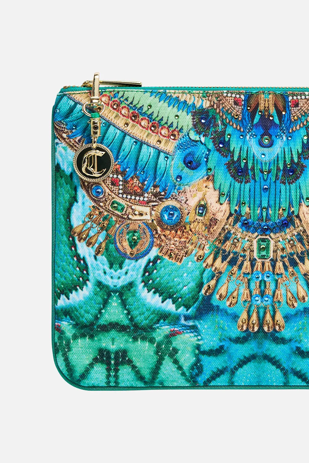 SMALL CANVAS CLUTCH LAND OF WONDER sold by Camilla product image thumbnail 2