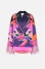 FLARED SLEEVE DOUBLE BREASTED JACKET FLIGHT OF THE FLAMINGO sold by Camilla