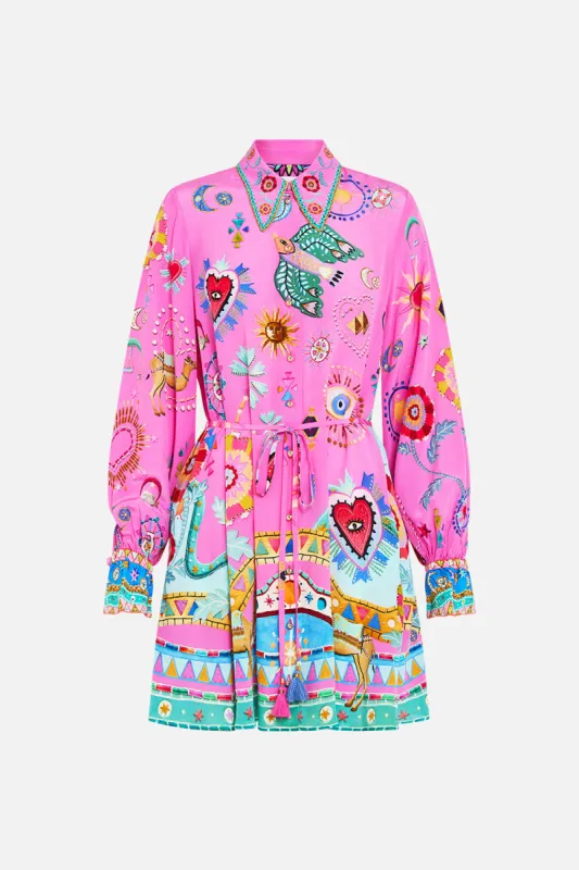 SHIFT SHIRT DRESS RAINBOW ROADS sold by Camilla