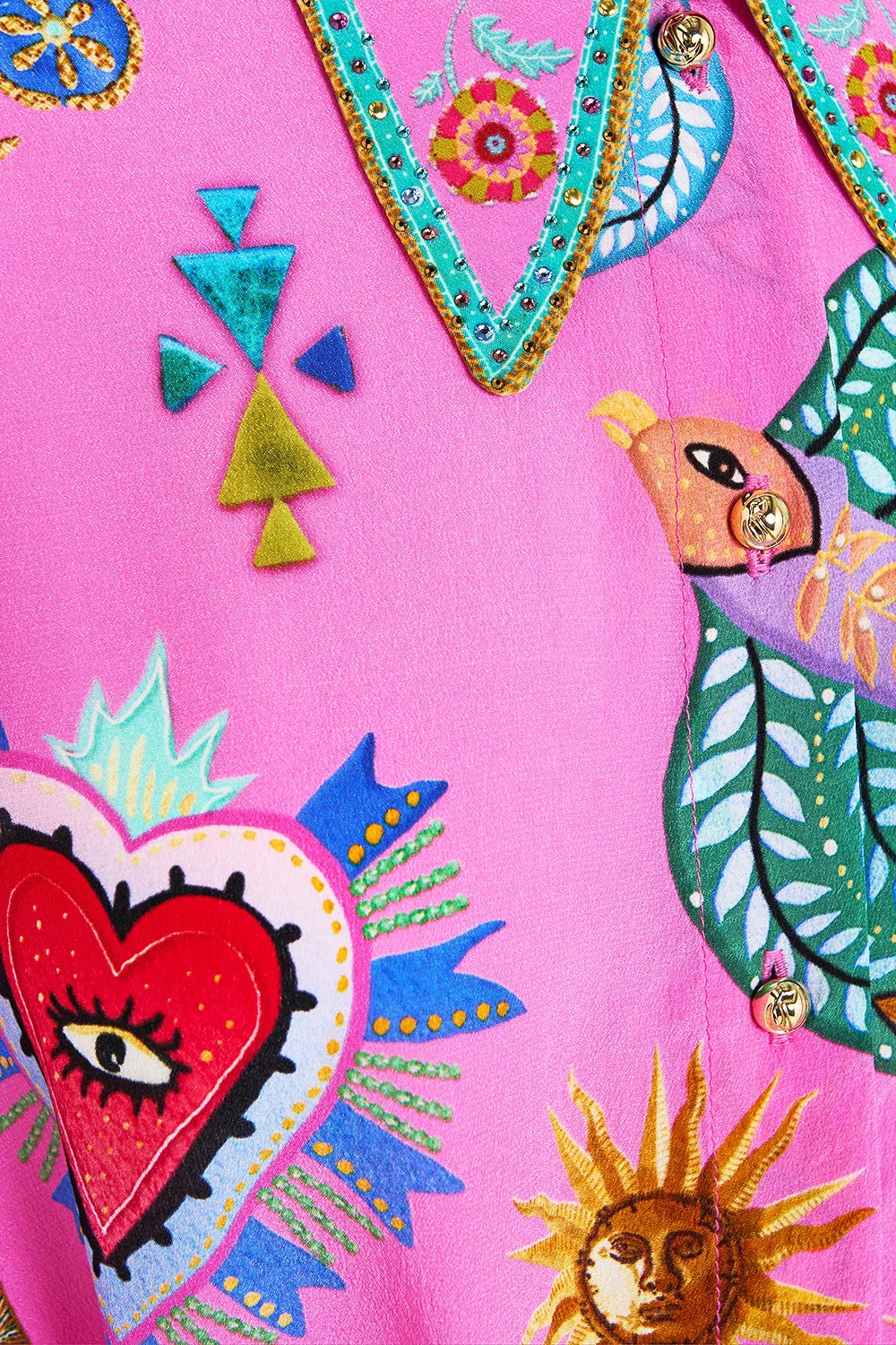 SHIFT SHIRT DRESS RAINBOW ROADS sold by Camilla product image thumbnail 3