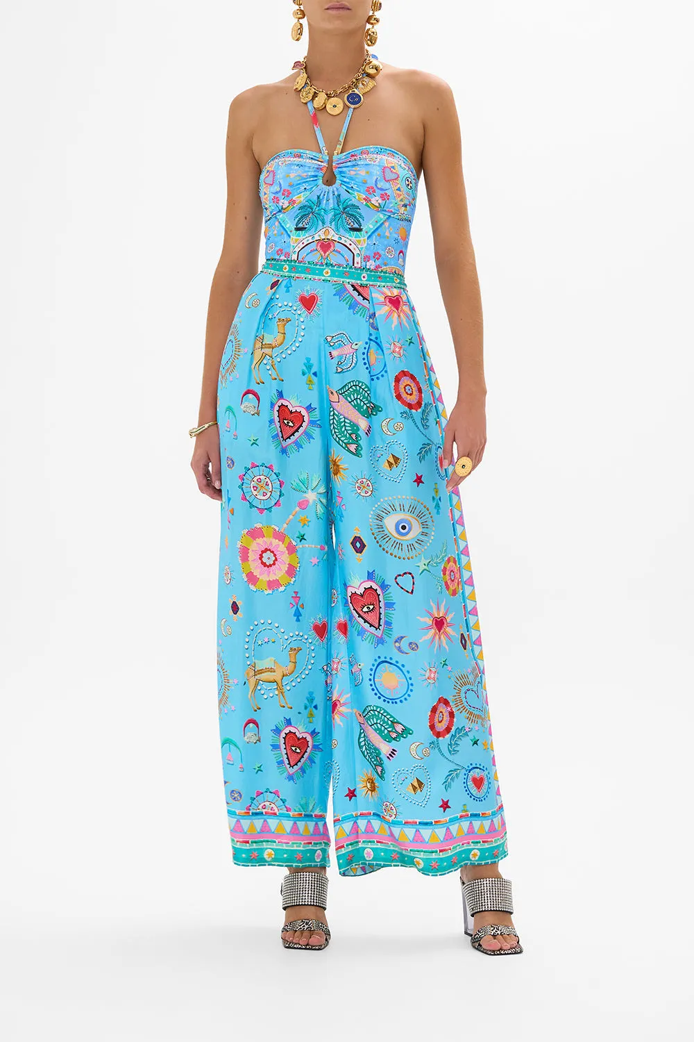 TUCK FRONT PANT A PAINTED VILLAGE sold by Camilla