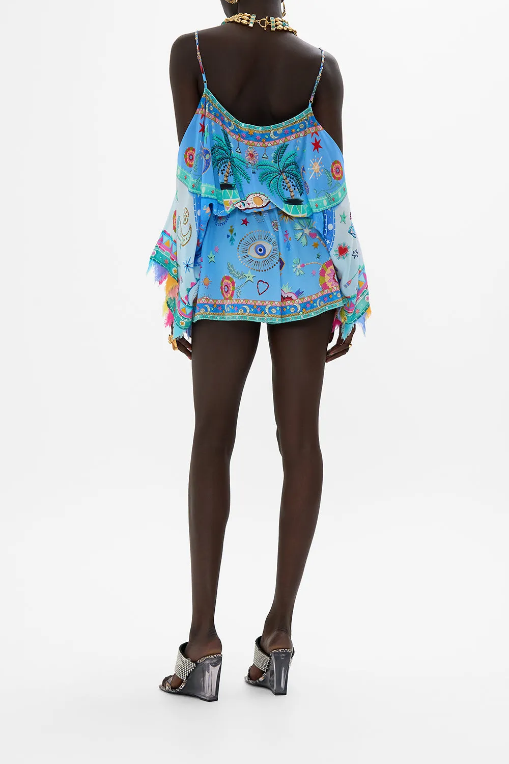 DROP SHOULDER PLAYSUIT A PAINTED VILLAGE sold by Camilla product image thumbnail 2