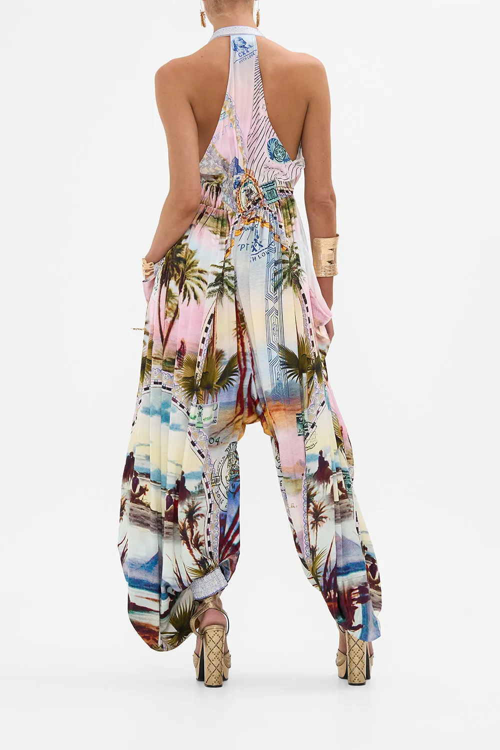 JUMPSUIT WITH DROP CROTCH CALL ME IN CAIRO sold by Camilla product image thumbnail 2