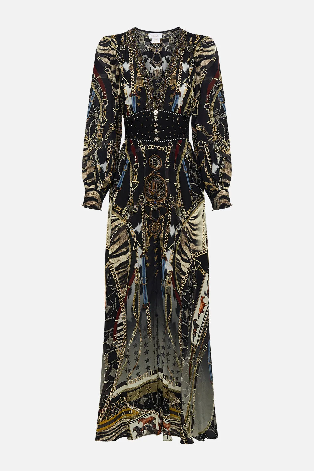 BUTTON DRESS WITH SHAPED WAISTBAND BOSS OF THE BRUMBIES sold by Camilla product image thumbnail 3