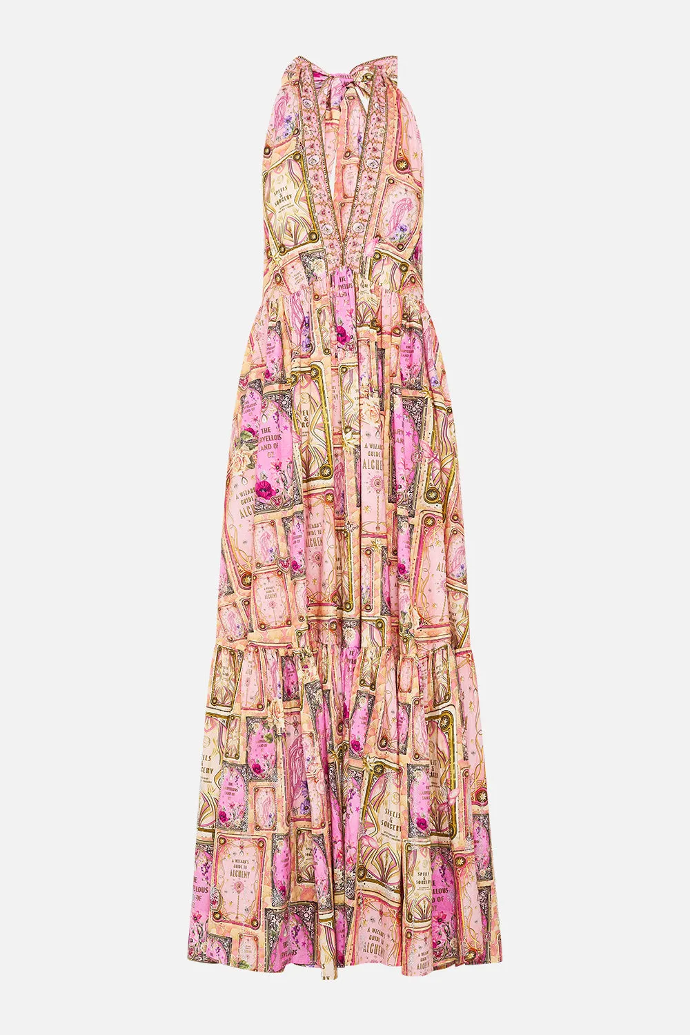 RUFFLE HEM HALTER DRESS TOTALLY OZMOPOLITAN sold by Camilla product image thumbnail 3