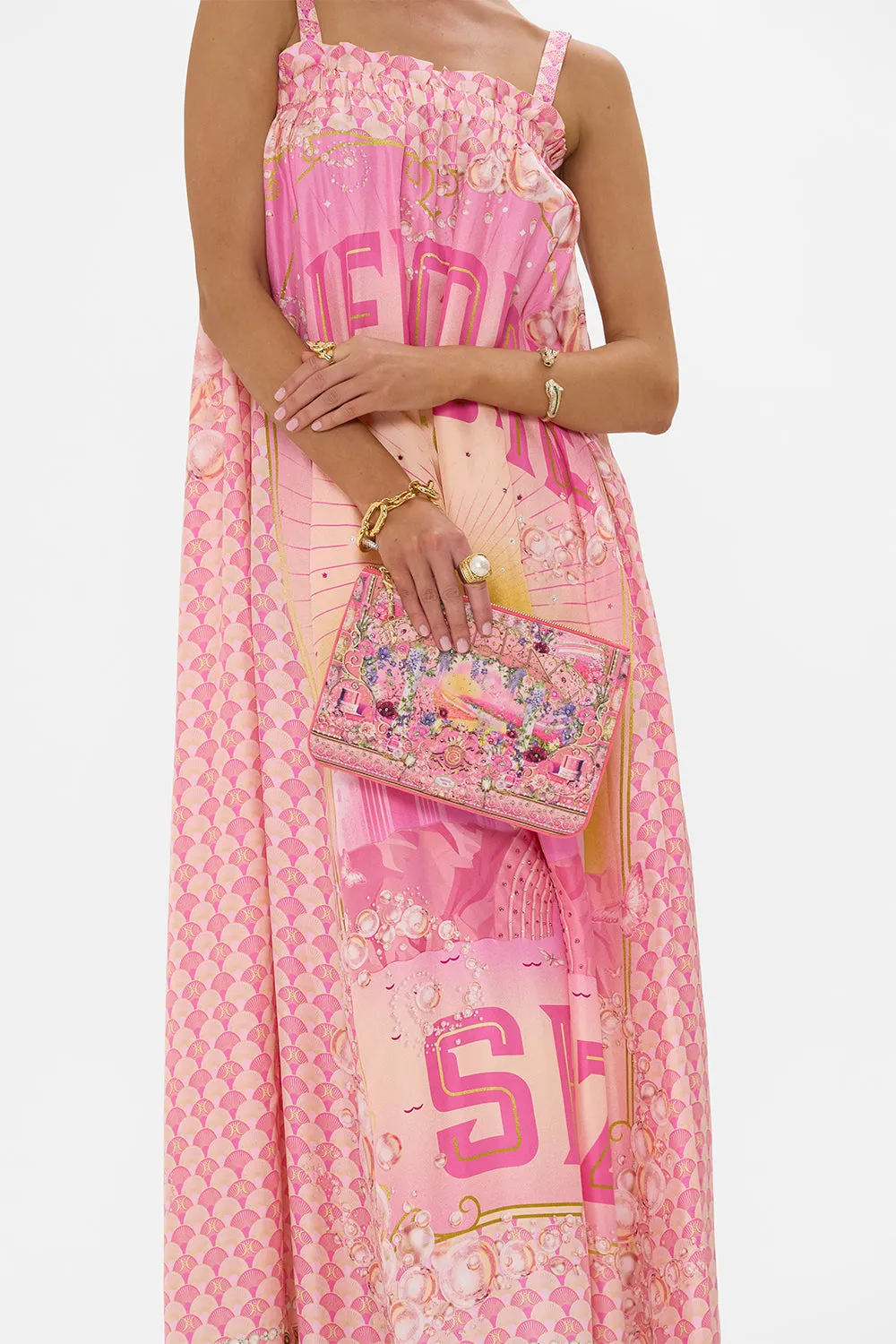 SMALL CANVAS CLUTCH TOTALLY OZMOPOLITAN sold by Camilla product image thumbnail 5