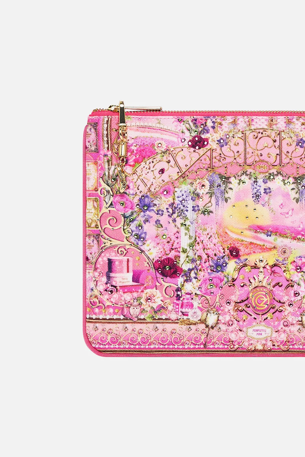 SMALL CANVAS CLUTCH TOTALLY OZMOPOLITAN sold by Camilla product image thumbnail 2