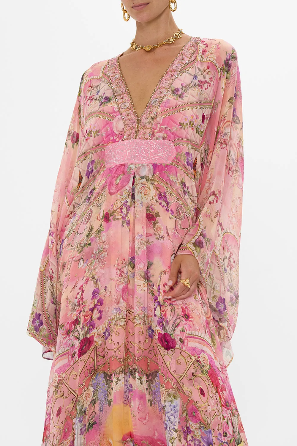 LONG KAFTAN WITH WAIST DETAIL TOTALLY OZMOPOLITAN sold by Camilla product image thumbnail 5