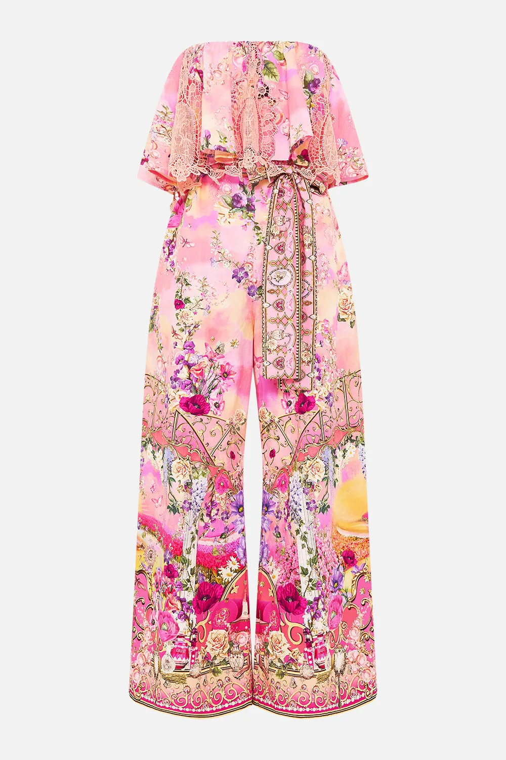 STRAPLESS JUMPSUIT WITH FRILL TOTALLY OZMOPOLITAN sold by Camilla product image thumbnail 3