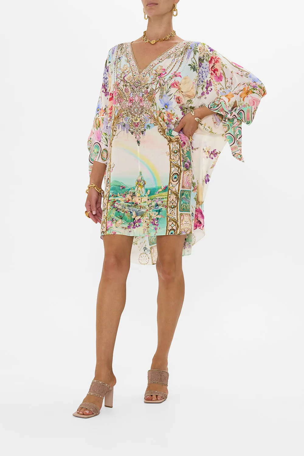 TIE SLEEVE SHORT V NECK KAFTAN MUNCHKINLAND sold by Camilla product image thumbnail 4