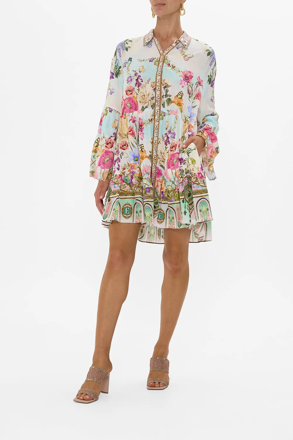 TIERED DRESS WITH COLLAR MUNCHKINLAND sold by Camilla product image thumbnail 4