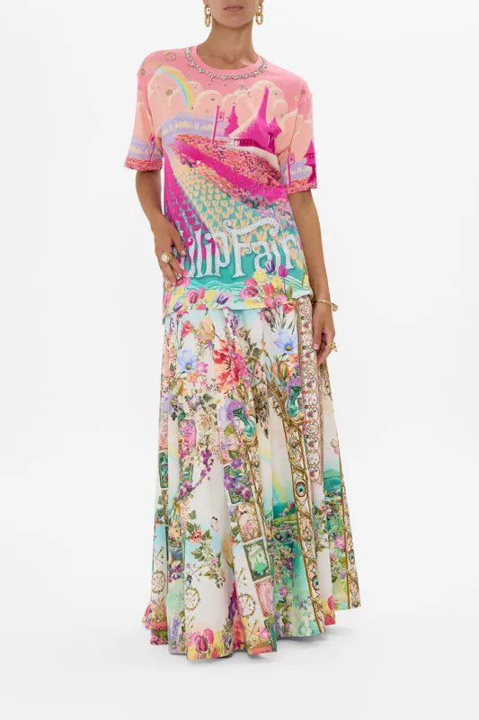 OVERSIZED BAND TEE MUNCHKINLAND made by Camilla