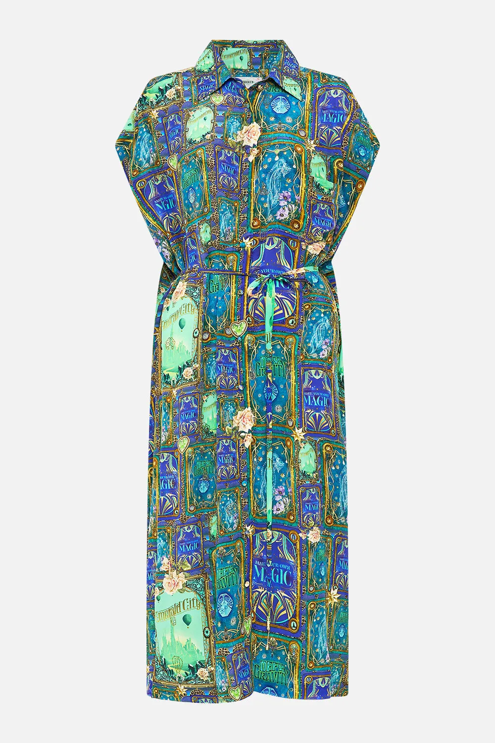 SLEEVELESS SHIRTDRESS DEFY GRAVITY sold by Camilla product image thumbnail 3