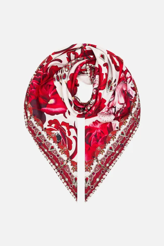 LARGE SQUARE SCARF CROWN OF THORNS sold by Camilla