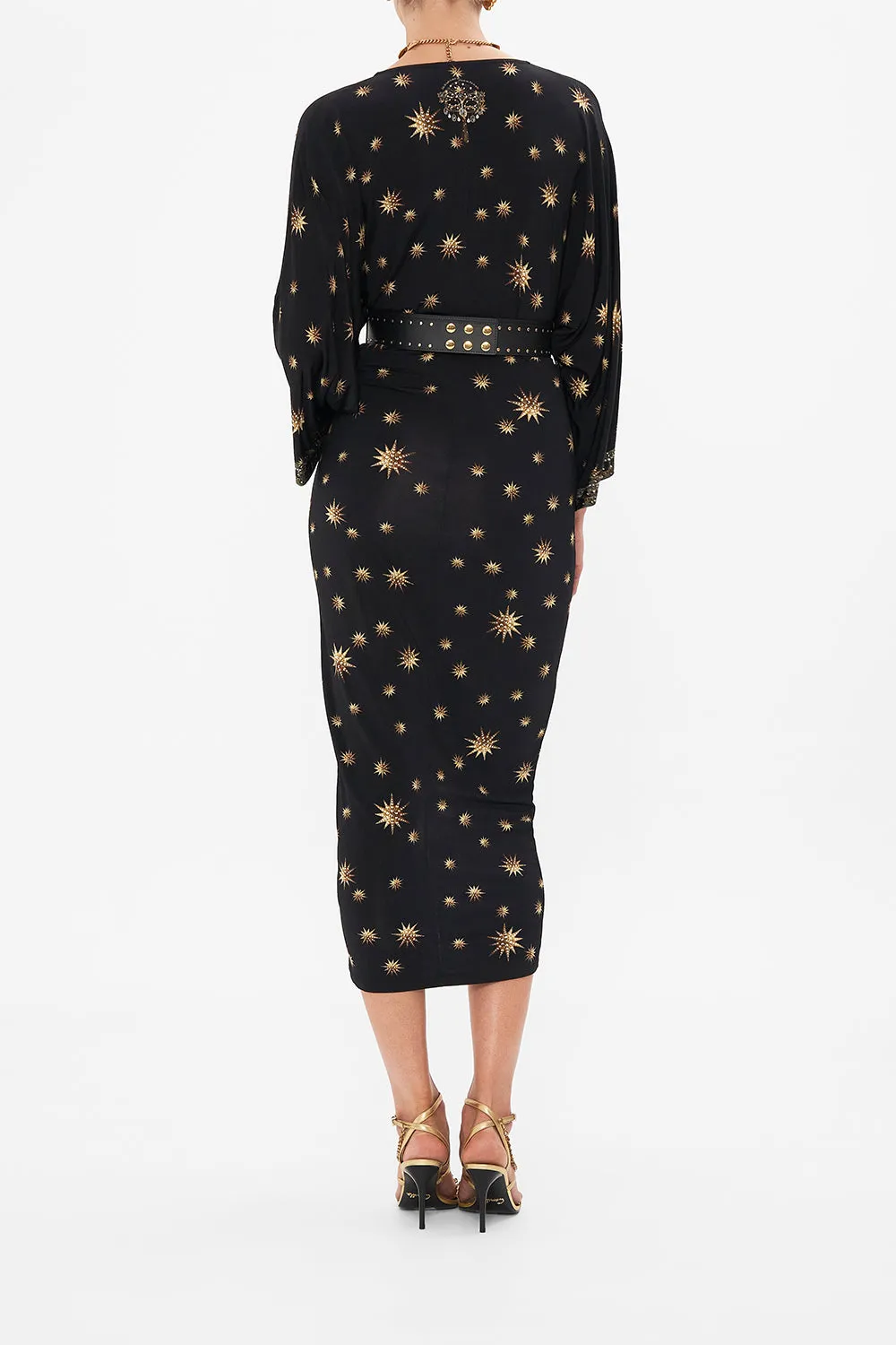 LONG SPLIT FRONT TWIST DRESS SOUL OF A STAR GAZER sold by Camilla product image thumbnail 2