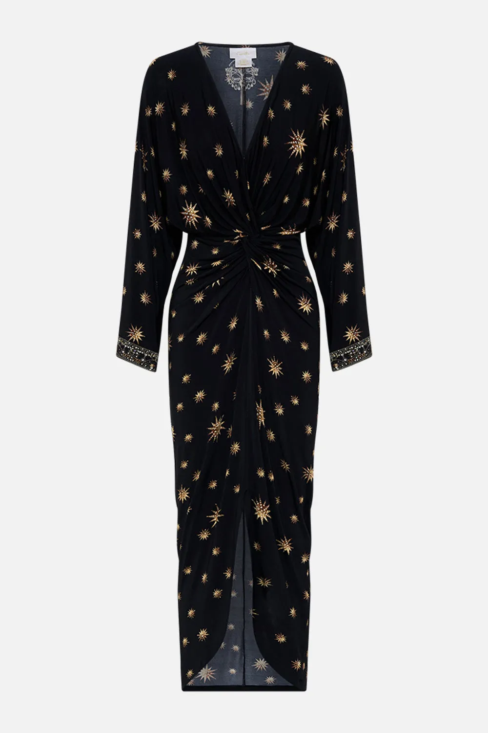 LONG SPLIT FRONT TWIST DRESS SOUL OF A STAR GAZER sold by Camilla product image thumbnail 3