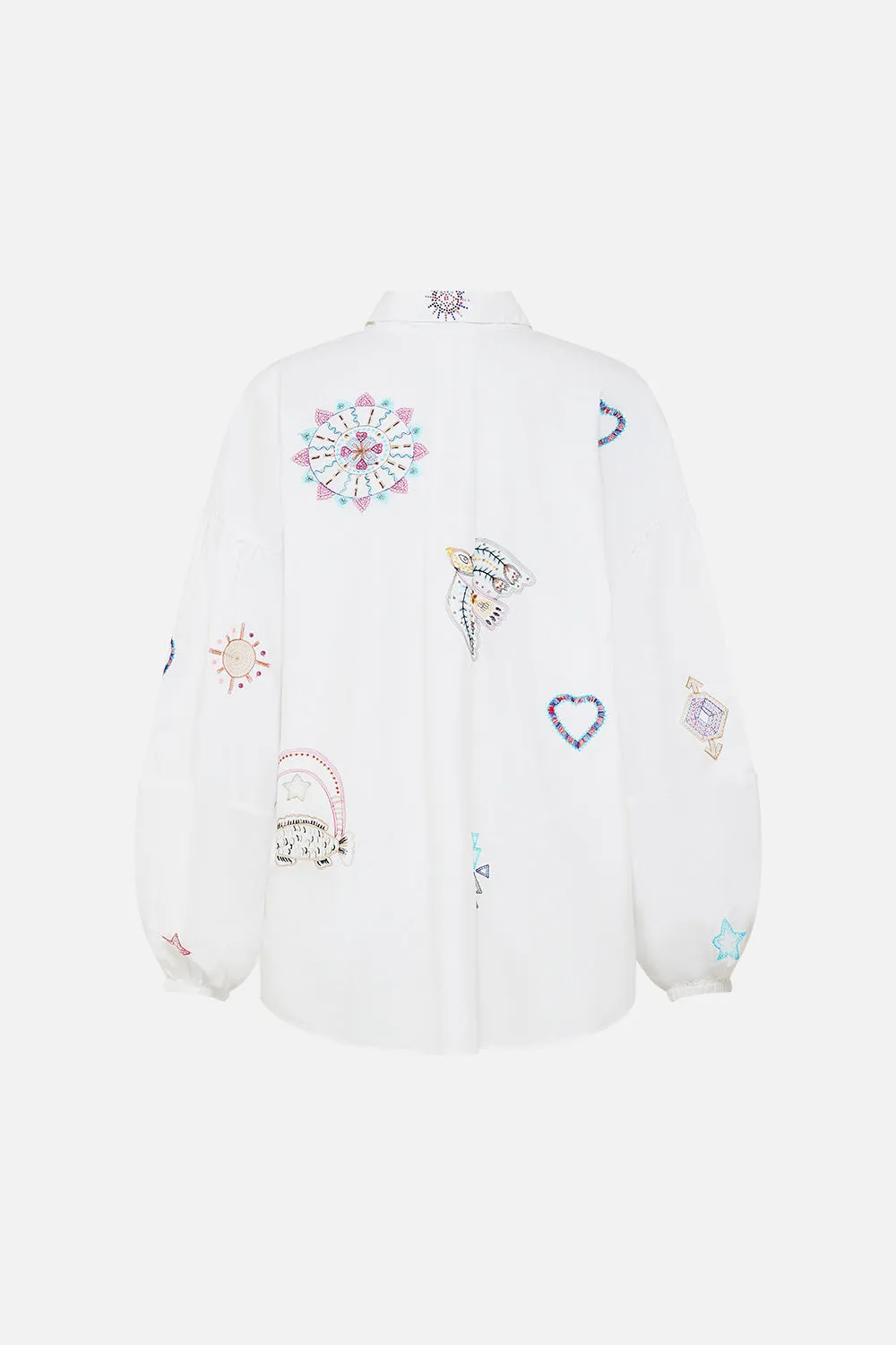 BALLOON SLEEVE SHIRT BLOUSE LIVING IN COLOUR sold by Camilla product image thumbnail 2