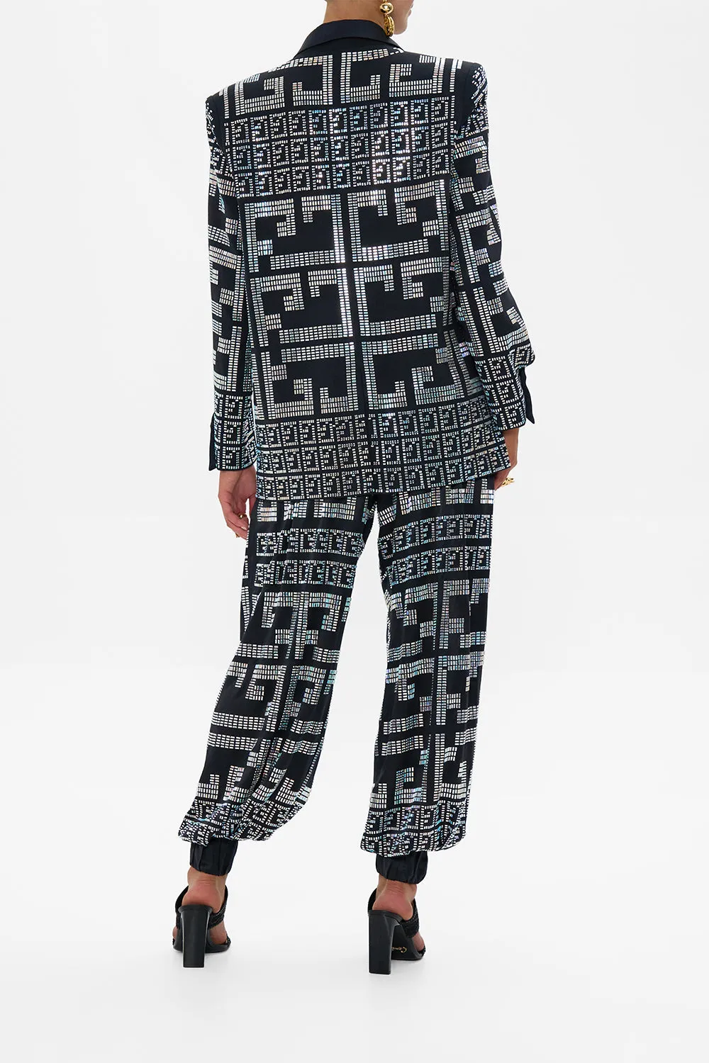 JACKET WITH SLEEVE CUT OUT DETAIL READ MY GLYPHS sold by Camilla product image thumbnail 2