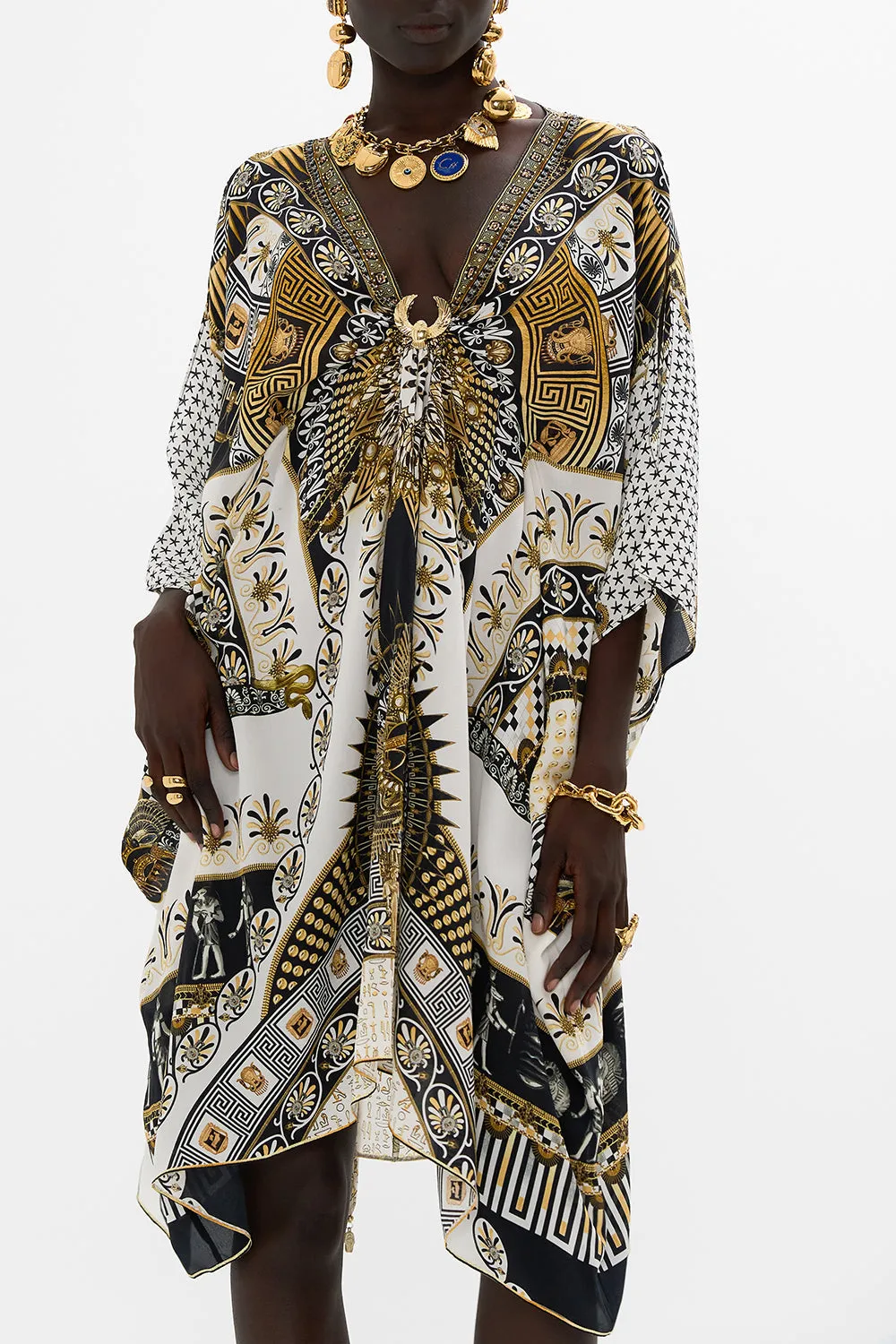SHORT KAFTAN WITH HARDWARE TEMPLES OF DENDARA sold by Camilla product image thumbnail 4