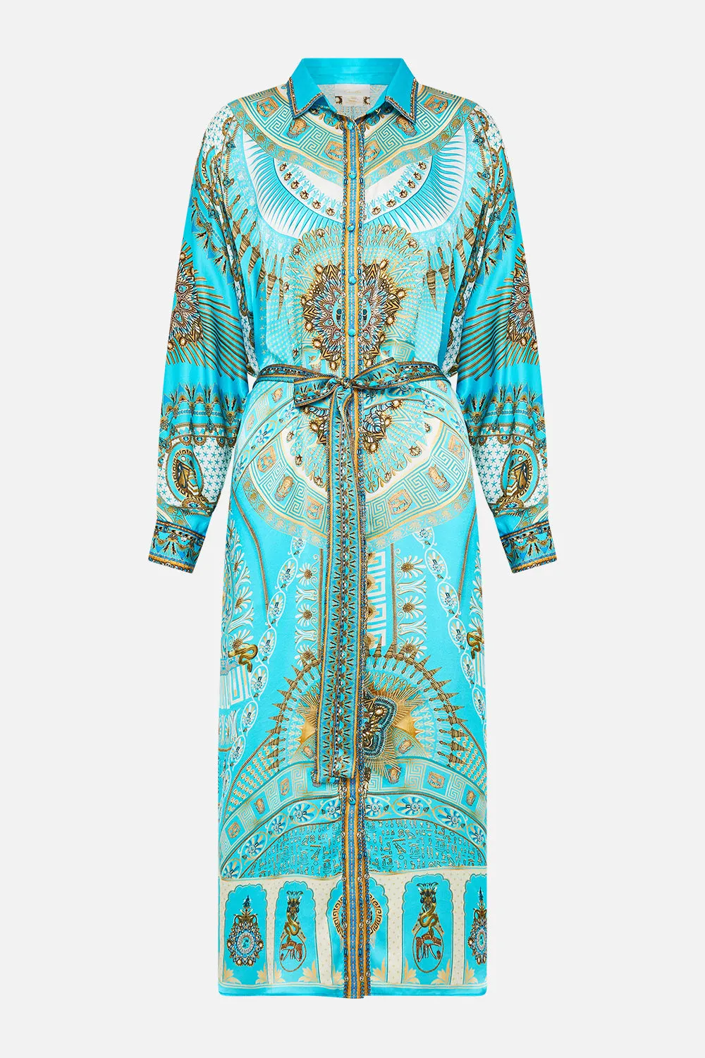 COLLARED BUTTON THROUGH DRESS TEMPLE OF LIGHT sold by Camilla product image thumbnail 3