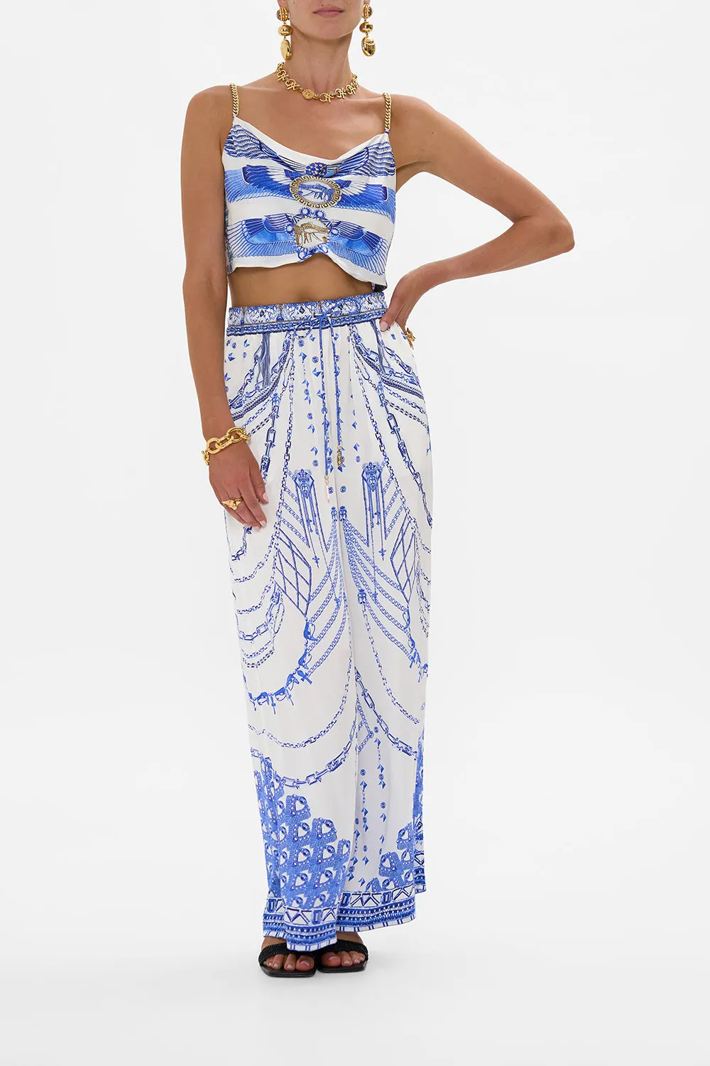 BIAS CROP CAMI DANCING WITH DAYLIGHT sold by Camilla