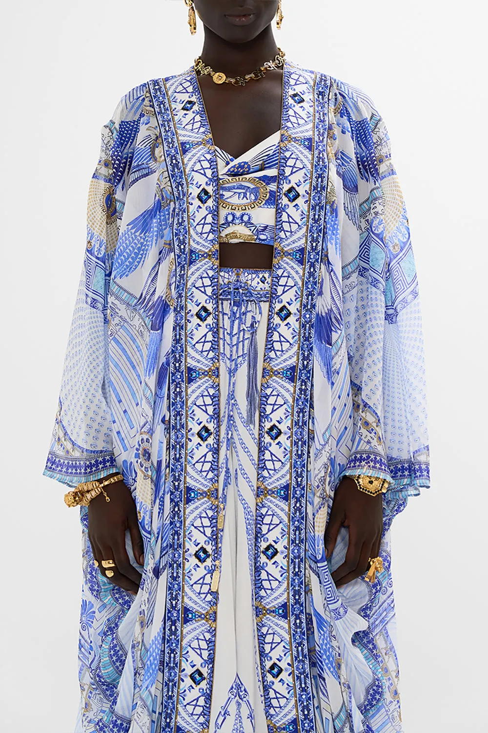 LONGE SLEEVE LONG CAPE DANCING WITH DAYLIGHT sold by Camilla product image thumbnail 4