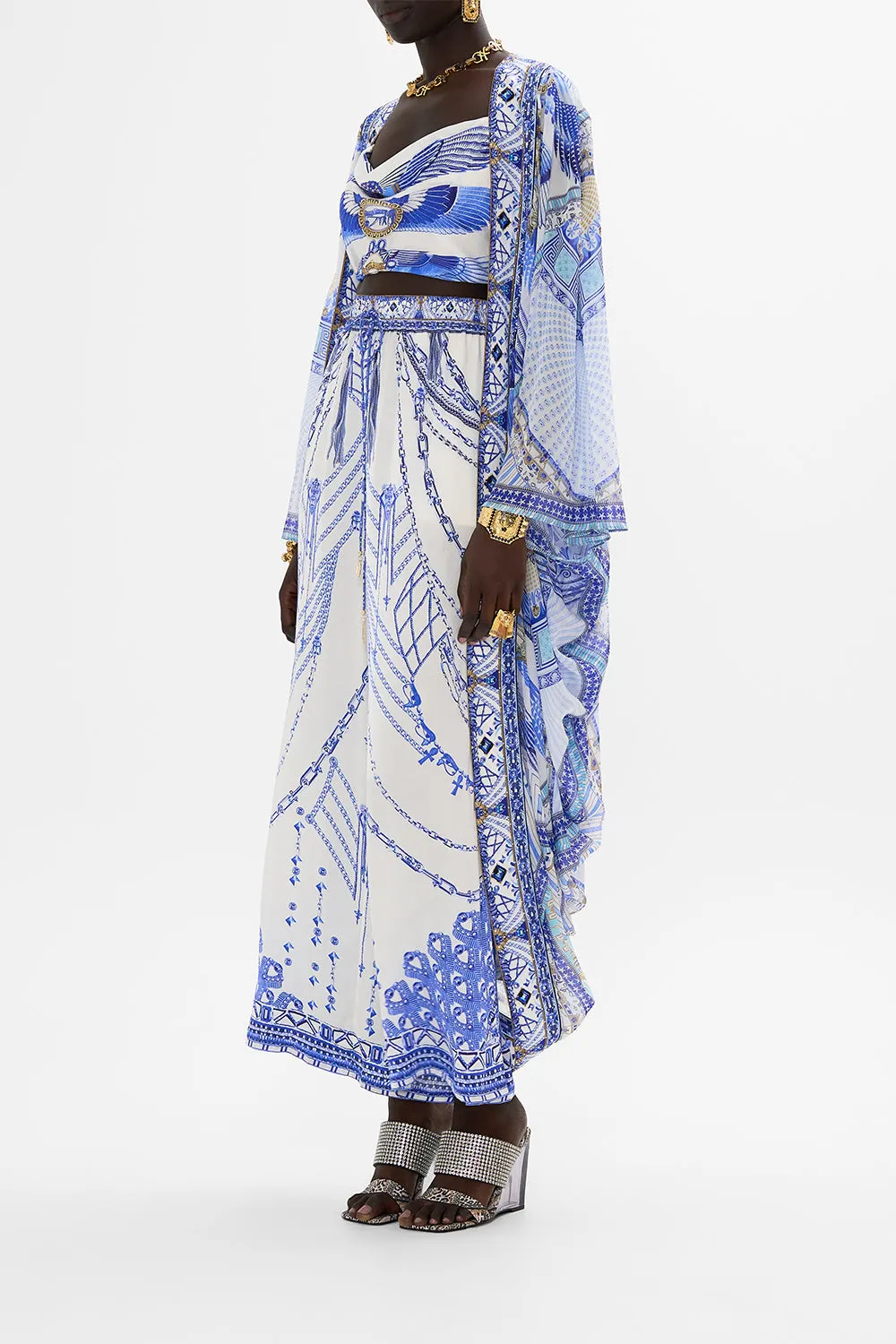 LONGE SLEEVE LONG CAPE DANCING WITH DAYLIGHT sold by Camilla product image thumbnail 3