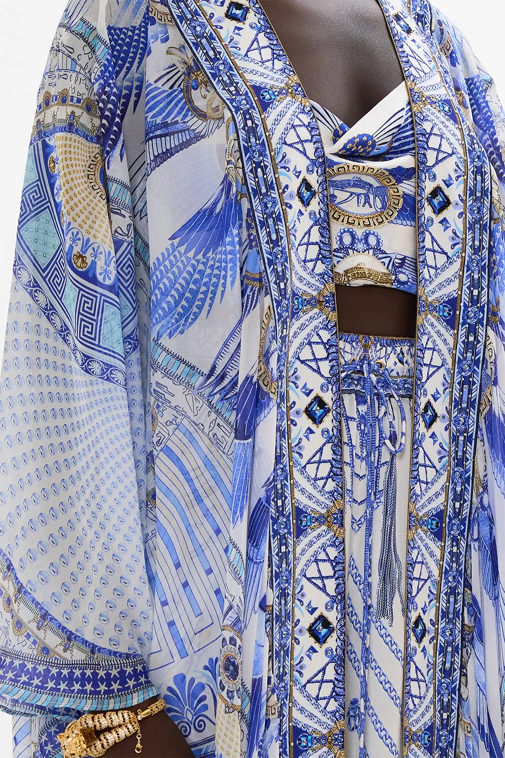 LONGE SLEEVE LONG CAPE DANCING WITH DAYLIGHT sold by Camilla product image thumbnail 5