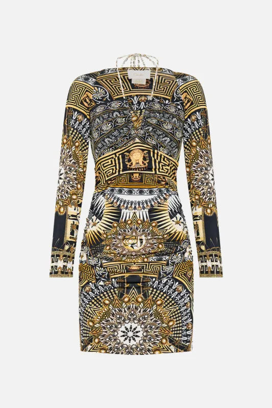 SHORT CUT OUT JERSEY HALTER NECK DRESS TEMPLES OF DENDARA sold by Camilla