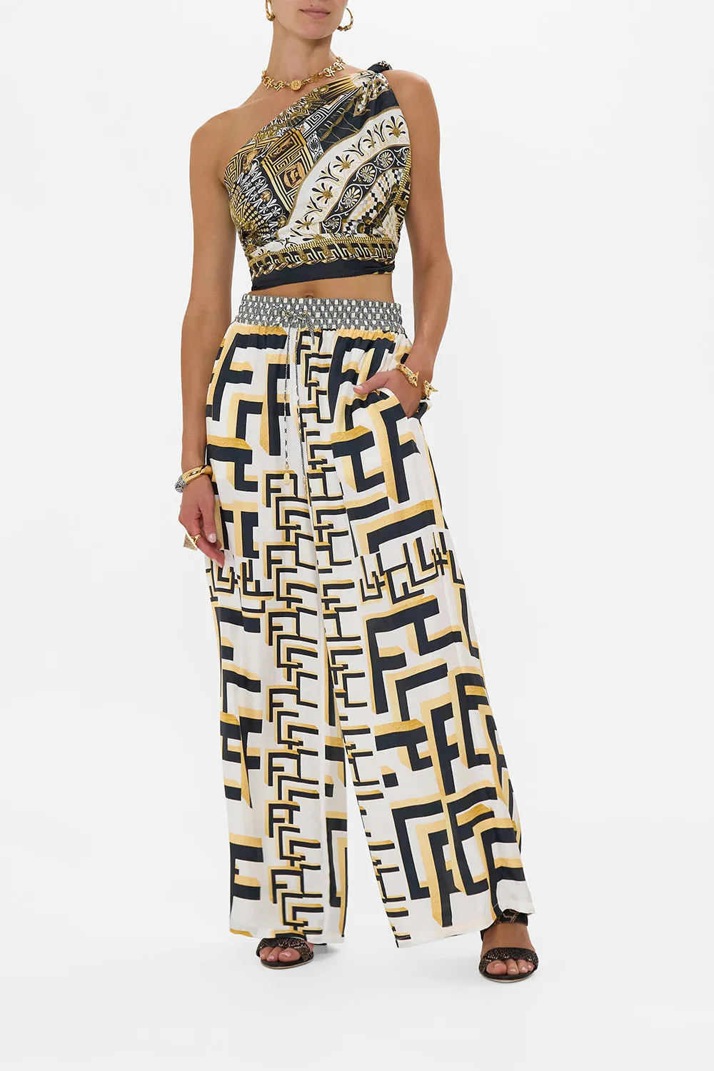 LARGE SQUARE SCARF TEMPLES OF DENDARA sold by Camilla product image thumbnail 3