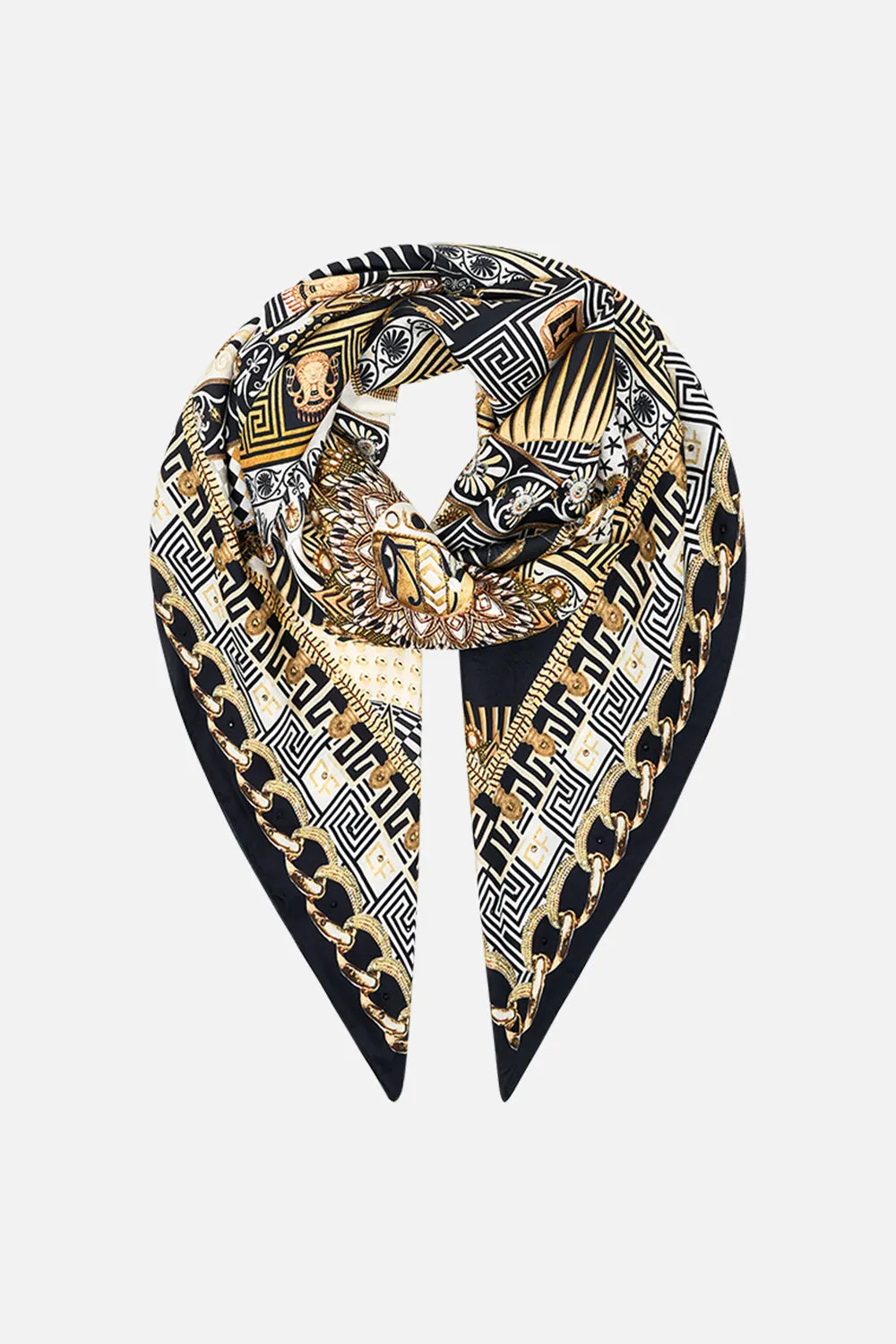 LARGE SQUARE SCARF TEMPLES OF DENDARA sold by Camilla