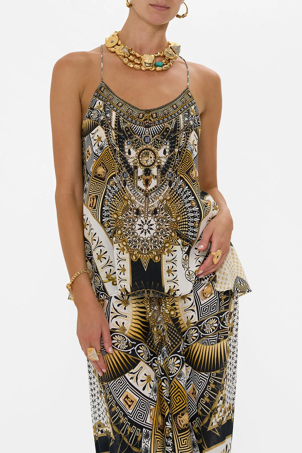 T BACK SHOESTRING TOP TEMPLES OF DENDARA sold by Camilla product image thumbnail 5