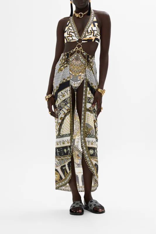 LONG SARONG WITH CLIP TEMPLES OF DENDARA sold by Camilla