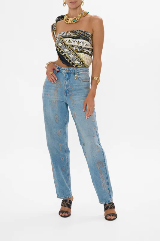 MILLA SACRED SYMBOLS GIRLFRIEND JEAN DENIM sold by Camilla