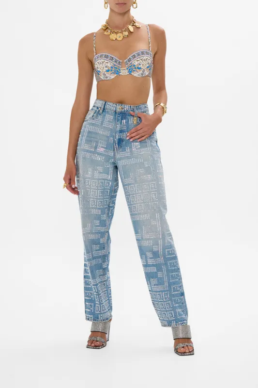 MILLA MYSTIC MONOGRAM GIRLFRIEND JEAN DENIM sold by Camilla
