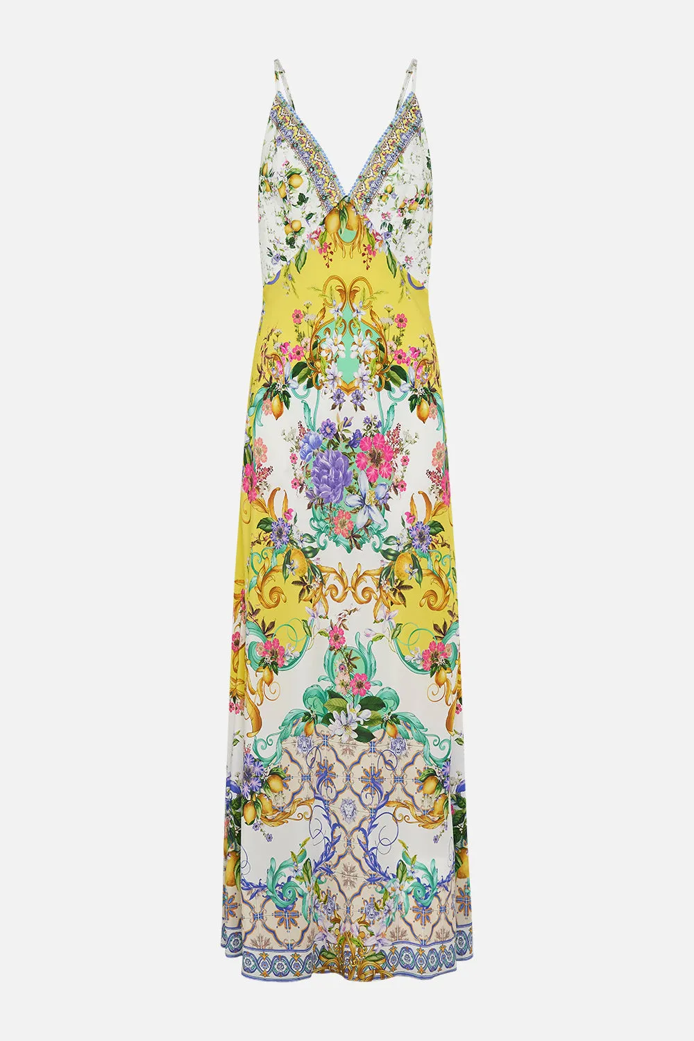 V NECK FULL LENGTH BIAS SLIP DRESS CATERINA SPRITZ sold by Camilla product image thumbnail 3