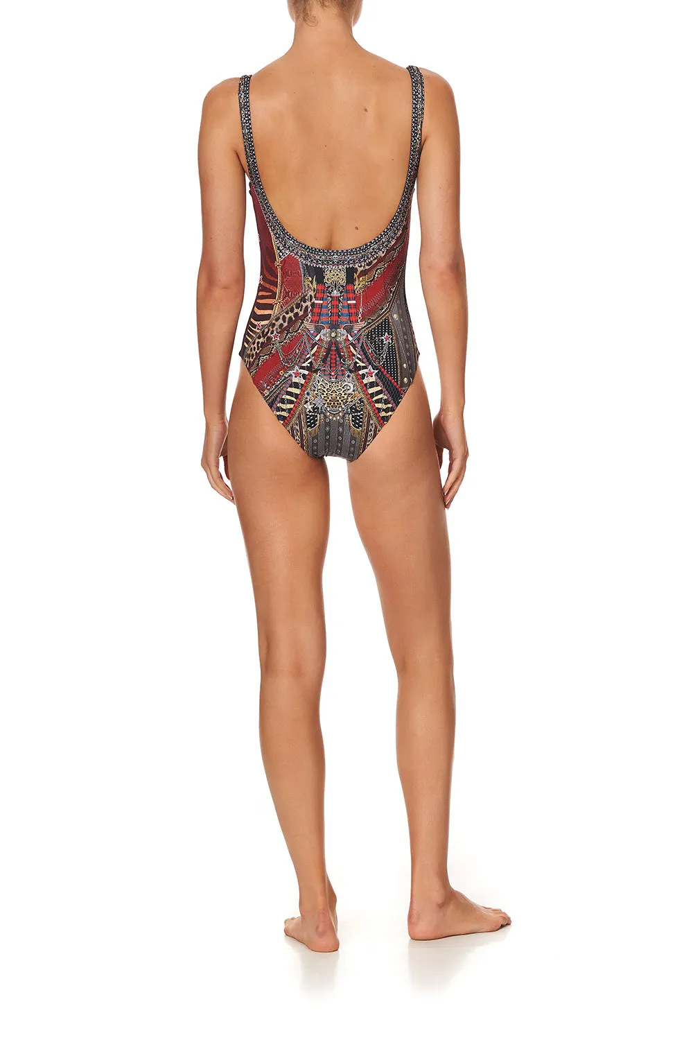 UNDERWIRE SQUARE NECK ONE PIECE LONDON CALLING sold by Camilla product image thumbnail 2