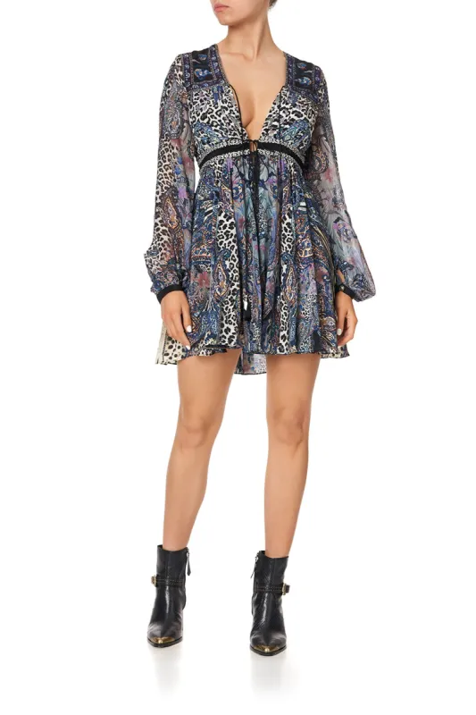 SHORT PEASANT DRESS FESTIVAL EXPRESS sold by Camilla