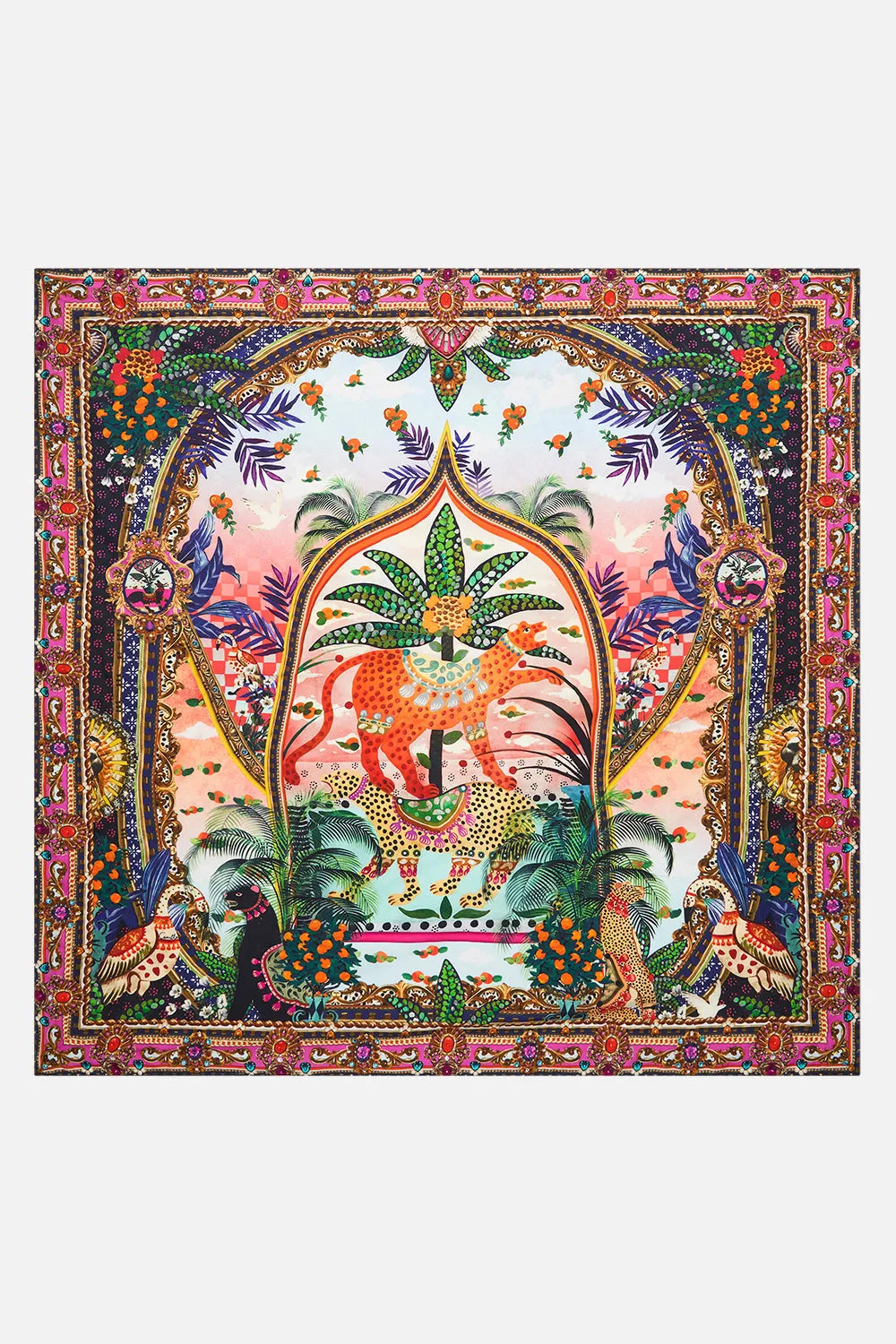 LARGE SQUARE SCARF ALESSANDROS ATLANTIS sold by Camilla product image thumbnail 2