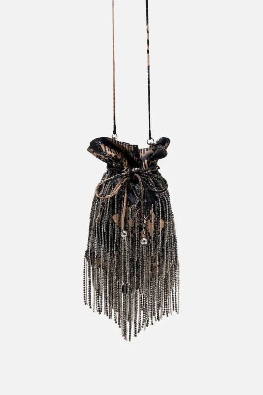 DRAWSTRING POUCH CURTAIN CALL CHAOS sold by Camilla