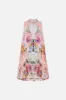 HIGH NECK RUFFLE DRESS NATURES KALEIDOSCOPE sold by Camilla