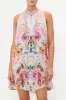 HIGH NECK RUFFLE DRESS NATURES KALEIDOSCOPE sold by Camilla