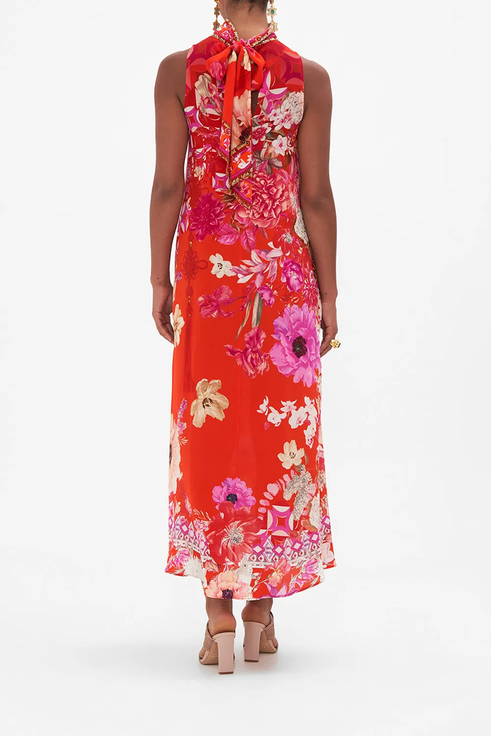 HIGH NECK DRESS WITH BACK NECK TIE SECRET GARDEN sold by Camilla product image thumbnail 2