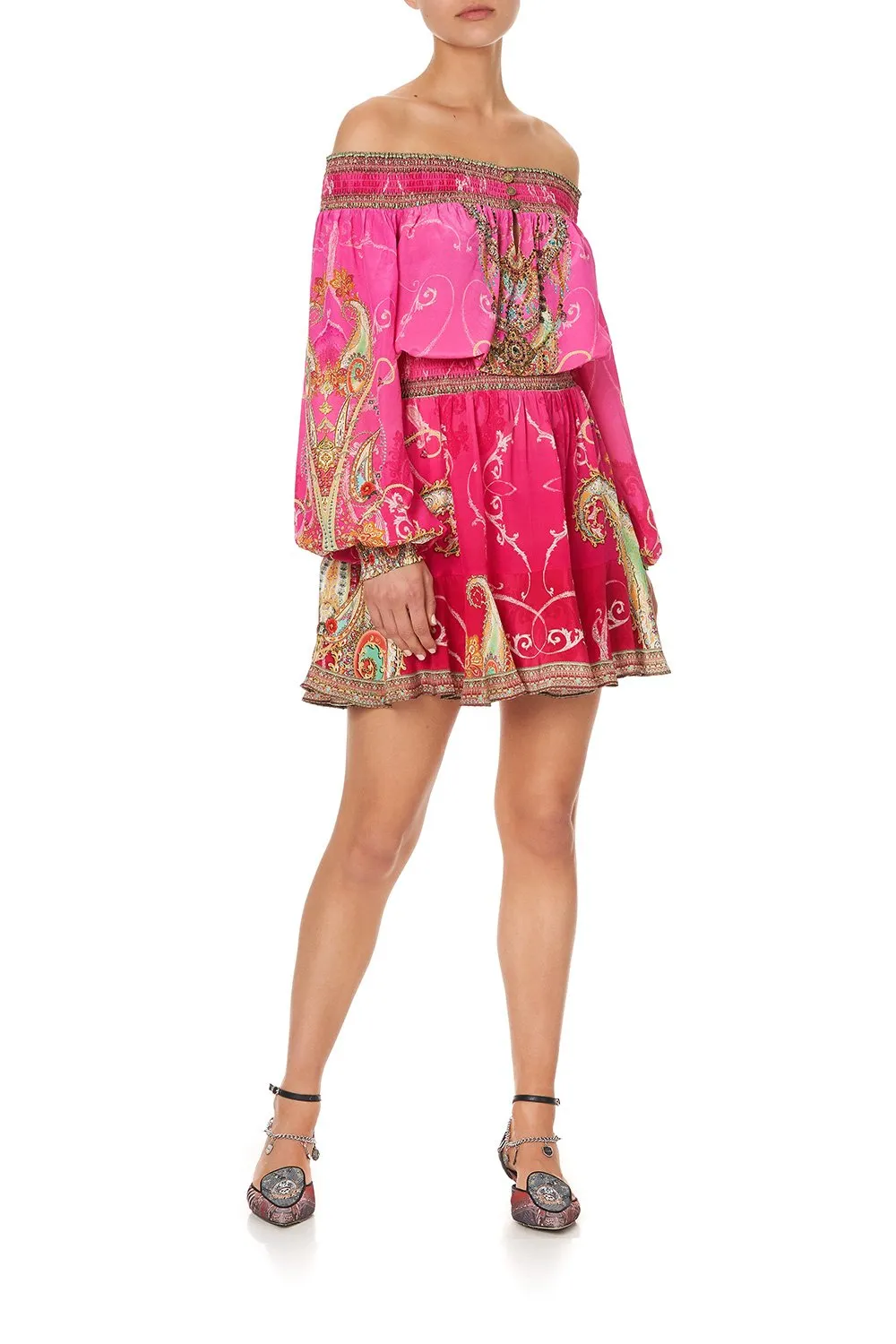 OFF SHOULDER SHORT DRESS RAINBOW RHYTHM sold by Camilla product image thumbnail 3