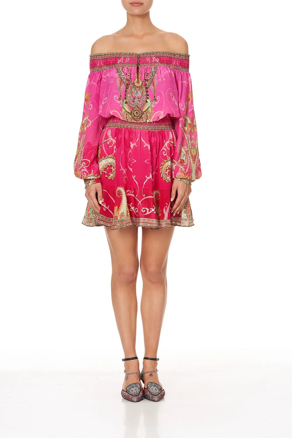 OFF SHOULDER SHORT DRESS RAINBOW RHYTHM sold by Camilla product image thumbnail 4